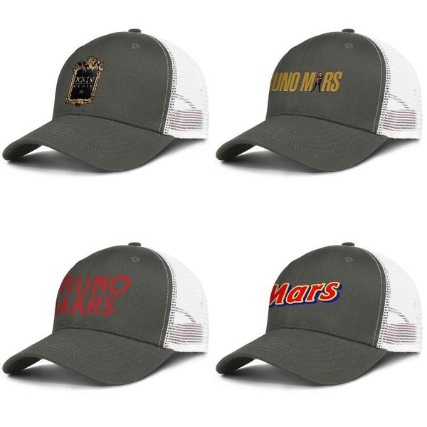 

бруно марс логотип армия-зеленый для мужчин и женщин дальнобойщик конструкция крышки шарика установлены моды сетки шляпы логотипы bruno mars, Blue;gray