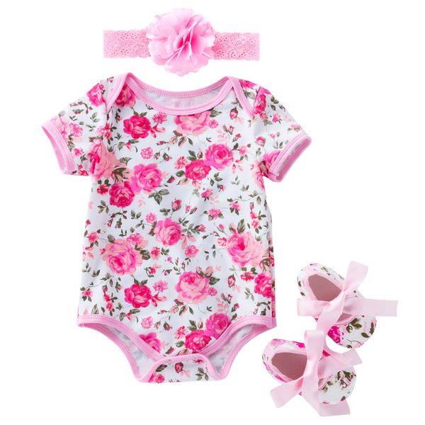 

baby floral romper suit zebra leopard printed onesies infant baby newborn girls casual clothes striped baby clothes ropa bebe 060511, Blue