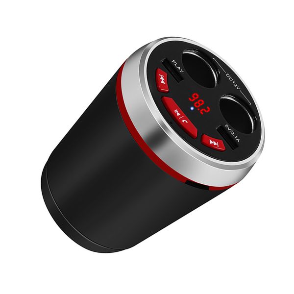 

adapter hands wireless bluetooth 5.0 radio fm receiver 3.1a 2 usb car fm transmitter car cigarette lighter mp3 player