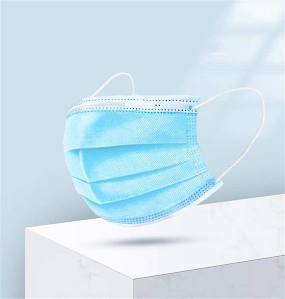 

dhl ship маска 20 1pcs сумка 3 layers пылезащитные маски для лица нетканые упругие ушной маски