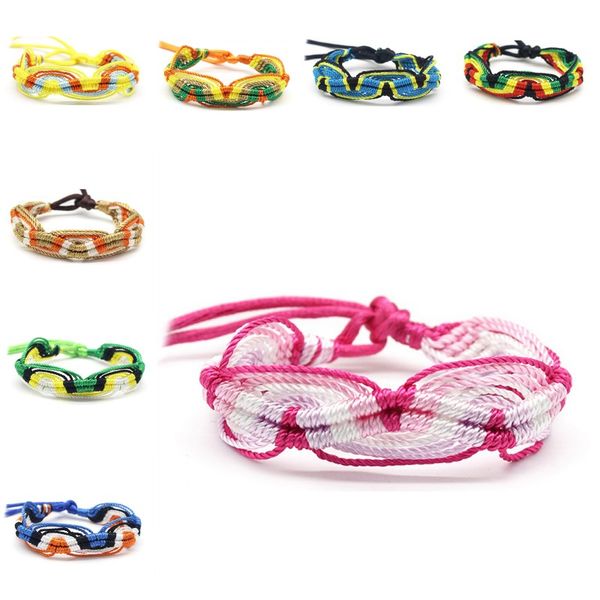 

kimter handmade wax string bracelets bangle for women braided rope friendship bracelet bohemian nepal jewelry dhl n48y f, Golden;silver