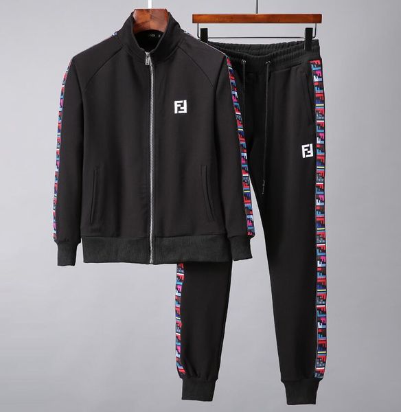 

Autumn men de igner track uit jogger olid color hooded zipper cardigan men 039 weat hirt loo e trou er et