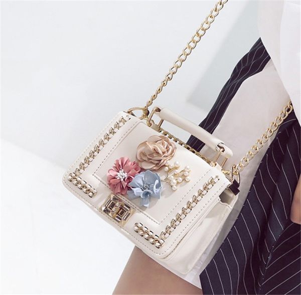 

летний новый тенденции моды простой женщин сумки на ремне маленький квадрат сумка цветочные ph-cfy20052554