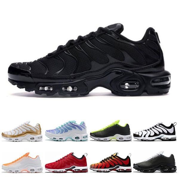 

2020 men running shoes triple black white crimson volt spray paint bright mens trainers sports sneakers runner size 40-45