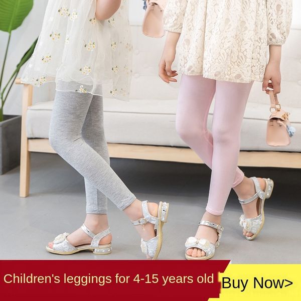 

nfe9v kids' modal leggings thin babies' all-match ankle-length autumn and girls' long kids' modal leggings thin babies&#, Blue