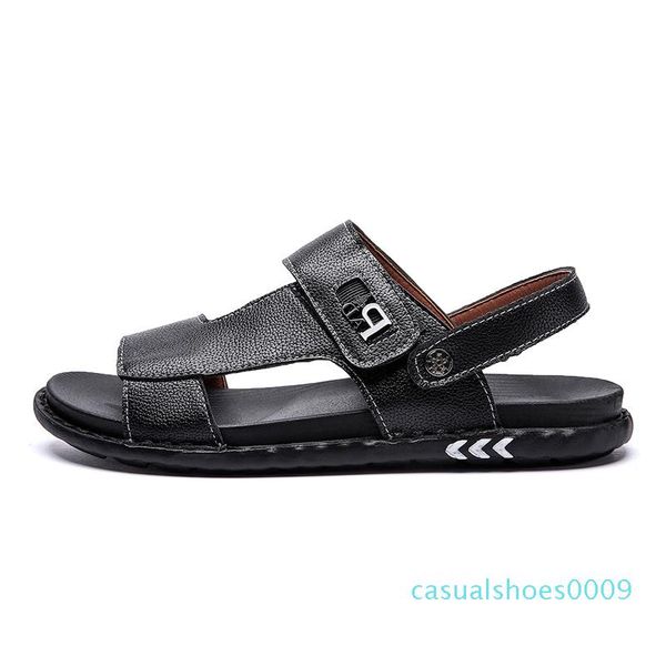 

black beach casual shoes men large size lightweight men shoes soft bottom sandals classic comfortable outdoor footwear c09
