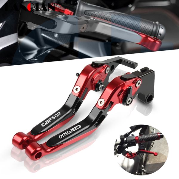 

motorcycle extendable foldable aluminum handle brake clutch levers for cb 600f cb600f cb600f 2007 2008 2009 2010 2011-2013