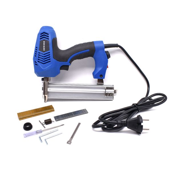 

220v electric power tool f30 brads nailer & 425k stapler gun with 600pcs nails 2 in 1 framing tacker electric nail staple gun
