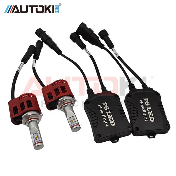 

autoki super bright 90w 9000lm h1 h3 h4 h7 h11 9005 9006 9004 9007 h15 carled headlight bulbs led headlamp auto fog lamp light