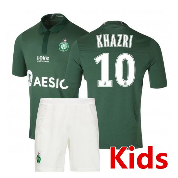 

2019 aint Ãtienne kid occer jer ey ligue 1 occer et 18 19 aint Ãtienne football hirt maillot de foot kid kit running jer ey