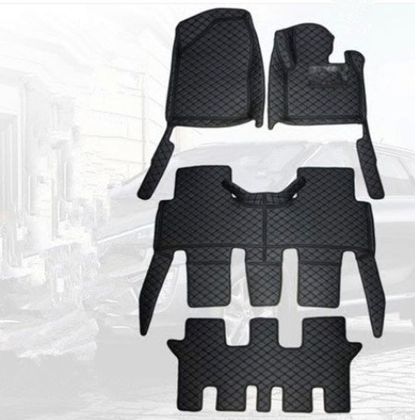 

leather car floor mat for santa fe 2019 2020 accessories rug carpet