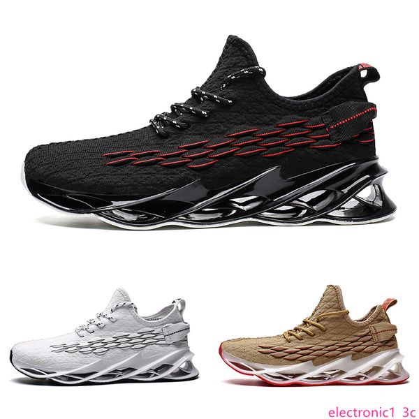 

2020 white red black kind4 lace-up brown wheat-colored cushion young men boy running shoes low cut designer trainers sports sneaker, Black;green