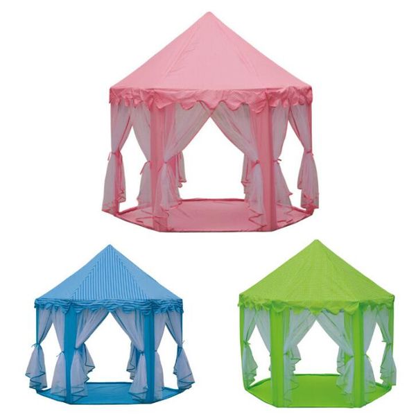 

portable children's tent toy ball pool princess girl's castle play house kids small house folding playtent baby beach tent