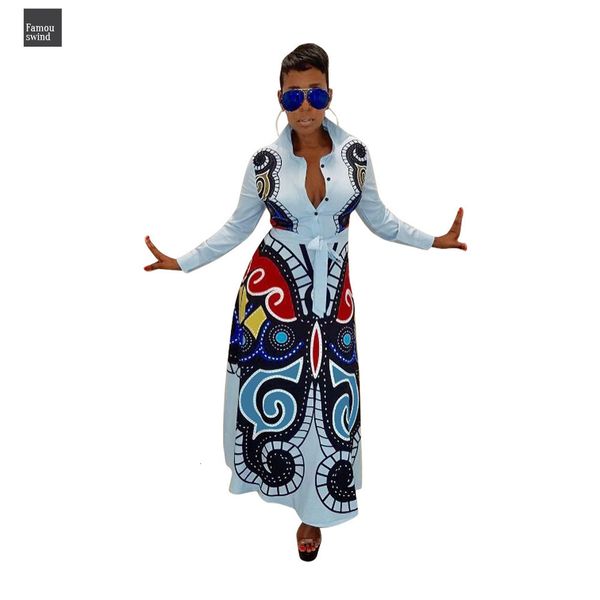 

женщины flare 3d maxi платье бабочки печатается с длинным рукавом turn down neck высокой талией длинные повседневные vestidos дизайнер одежд, Black;gray