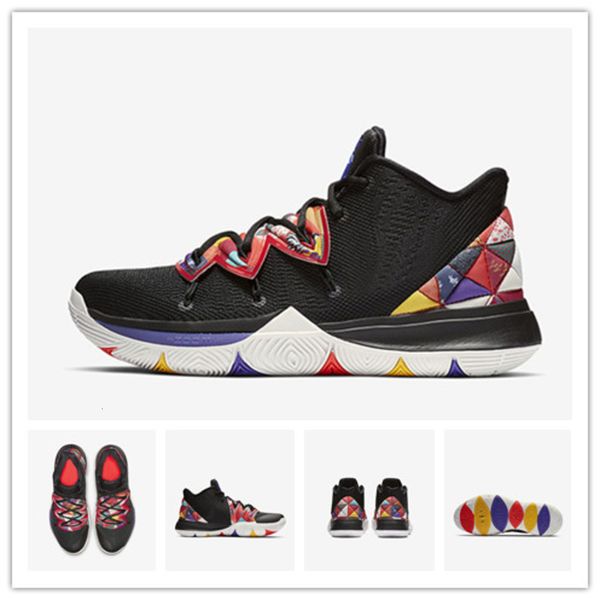 

irving 5 ep cny 2019 new basketballshoes new zoom turbo chinese new year style geometric mosaic pattern baijiayi
