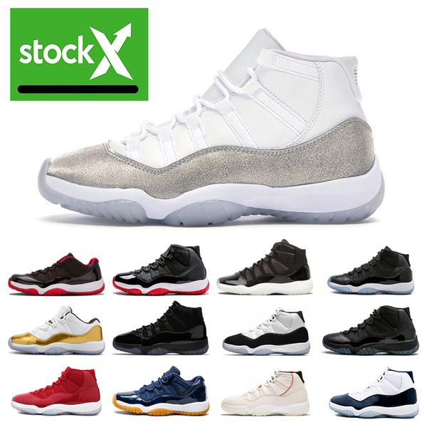 

11 11s mens basketball shoes concord 45 cap and gown legend blue space jam xi women sport sneakers shoes