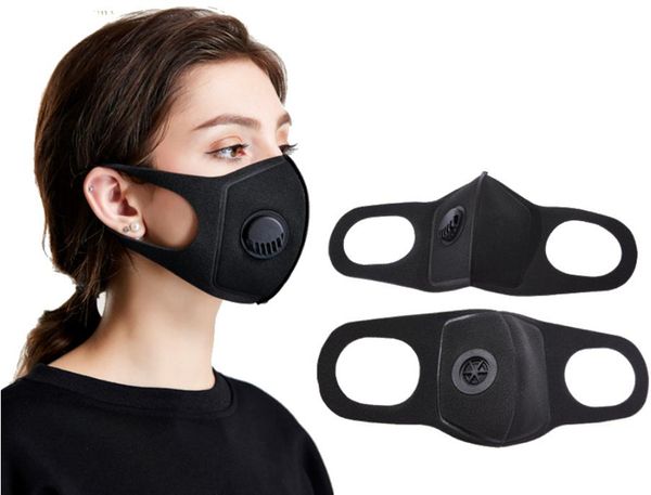 

in stock coslony sponge mask dustproof pm2.5 pollution half face mouth mask with valve washable reusable muffle respirator