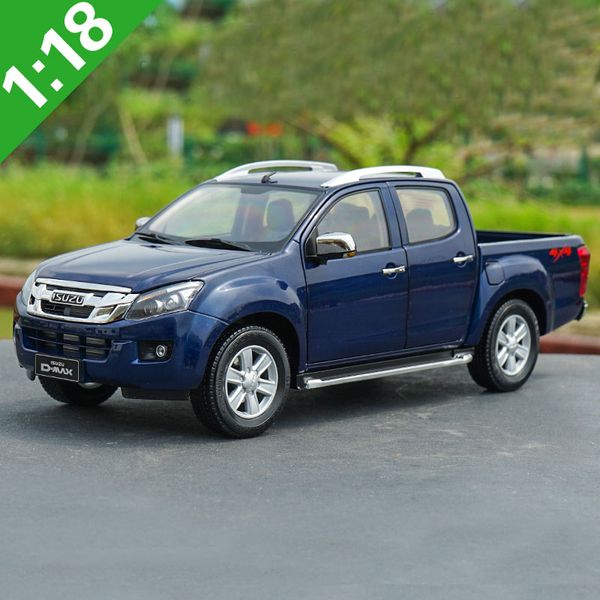 

high simulation 1:18 isuzu d-max alloy pickup truck model metal die cast car toy for kids gifts toys collection ing