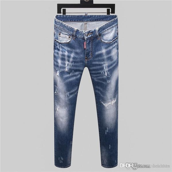 

designer mens jeans, old tailored tight pants, luxury clothing, slim motorcycles, motorcycles, hip-hop cowboys, men's embroidery, feet, Blue