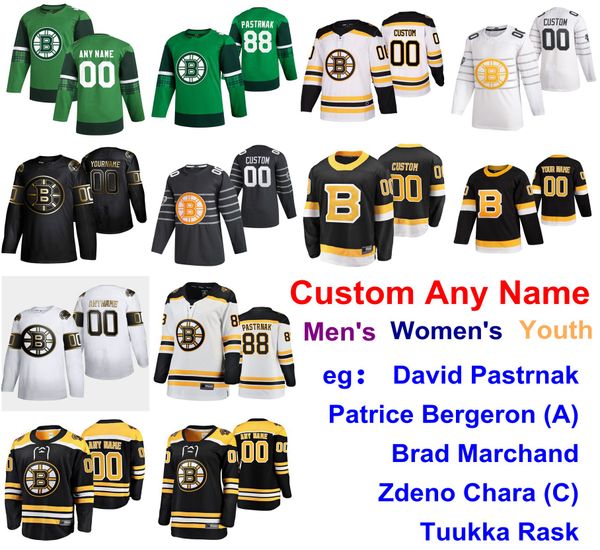 

s-6xl 2020 all-star game boston bruins hockey jerseys david pastrnak jersey kevan miller john moore jaroslav halak custom stitched, Black;red
