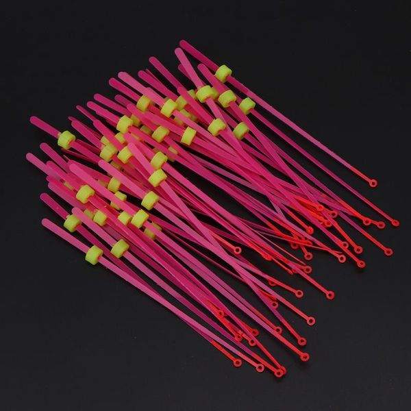 

50pcs mini winter ice fishing rod plastic winter fishing pole for accessories