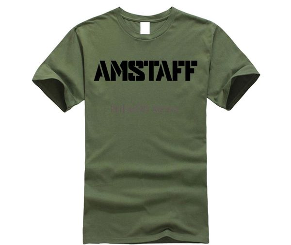 

cotton printed o-neck shirt amstaff shirt, White;black