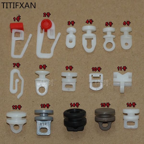 

titifxan 10pcs howard trucks button car curtain rail rings card clip heavy car accessories