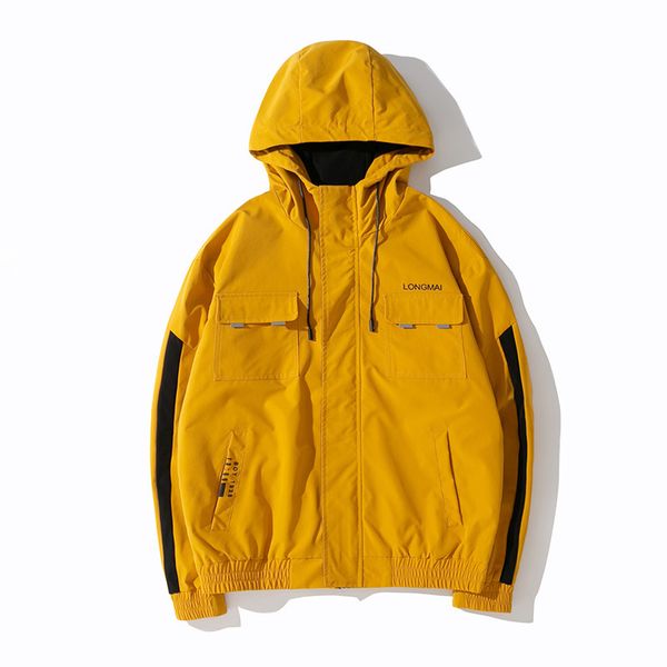 

mens designer tooling windbreaker hooded tide brand jacket season jacket personality, White;black