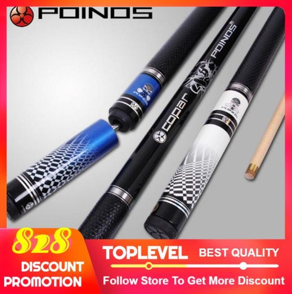 

new arrival poinos brand cr pool cues billiard stick kit maple 10mm tips with extension black/white/blue/gold colors china 2019
