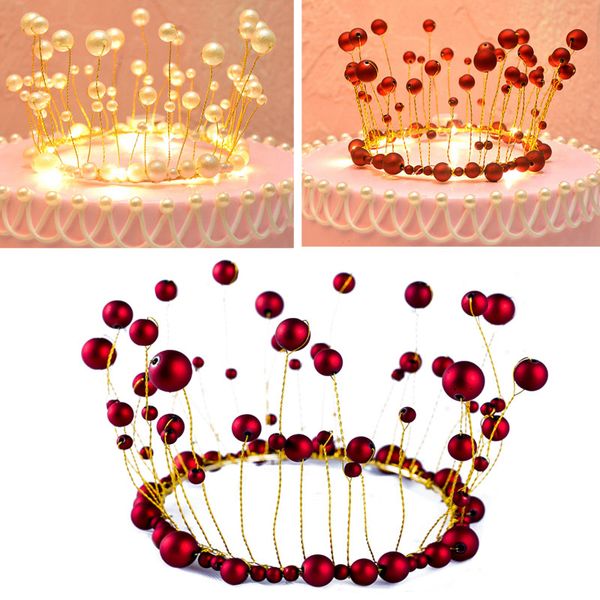 

cake er cupcake flags princess crown kids handmade pearl beautiful creative diy