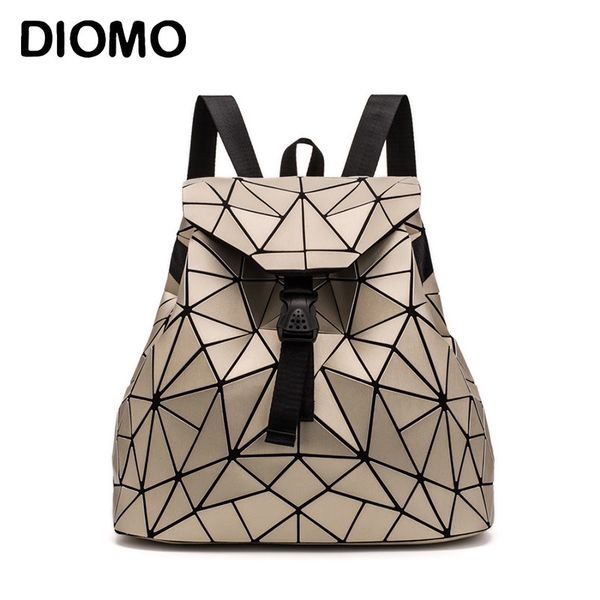 

diomo irregular geometric triangle sequin backpack women bagpack fashion female backpacks for girls rugzak back pack y200103