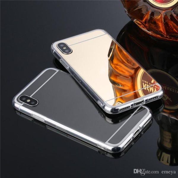 

fashion soft tpu silicon phone case for iphone 11 pro xs max xr mirror pattern cases cover for iphone x 10 xr xs 6 6s 7 8 plus 5 5s s