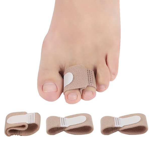 

fabric toe finger straightener hammer toe hallux valgus corrector bandage toe separator splint wraps foot care
