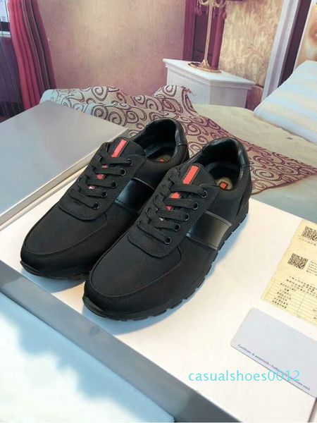 

mens designer for men designer sneakers mens shoes luxury shoes men loafers casual luxury sneakers men sneakers genuine leather 30 12c, Black