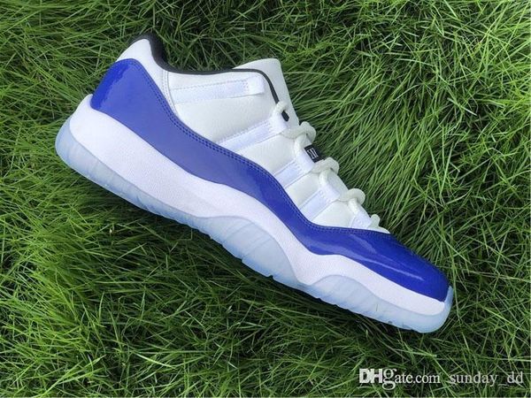 

est air authentic 11 low wmns concord basketball shoes 11s men women white black retro athletic sneakers with box av2187-160