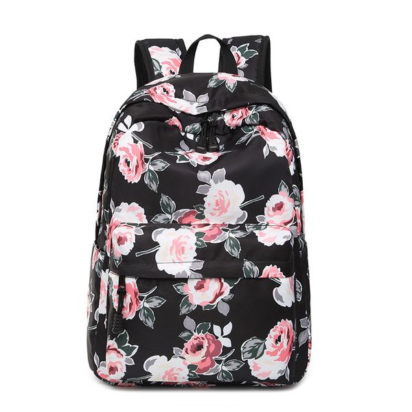 

aosbos printing canvas school bags for teenage girls floral print backpacks female vintage school bag waterproof mochila escolar