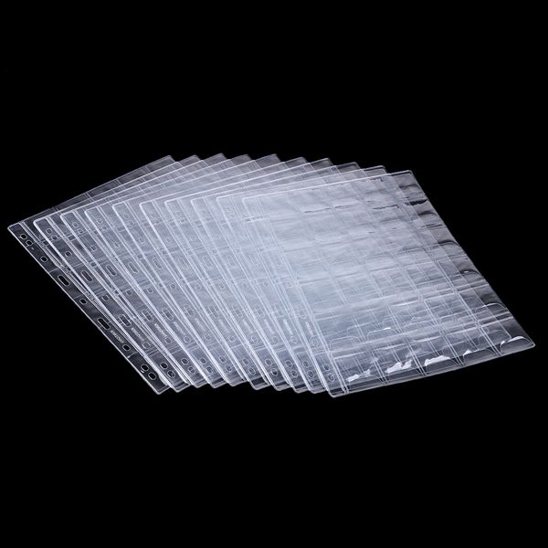 

clear pvc page grid of coin album loose-leaf inners of coin holders