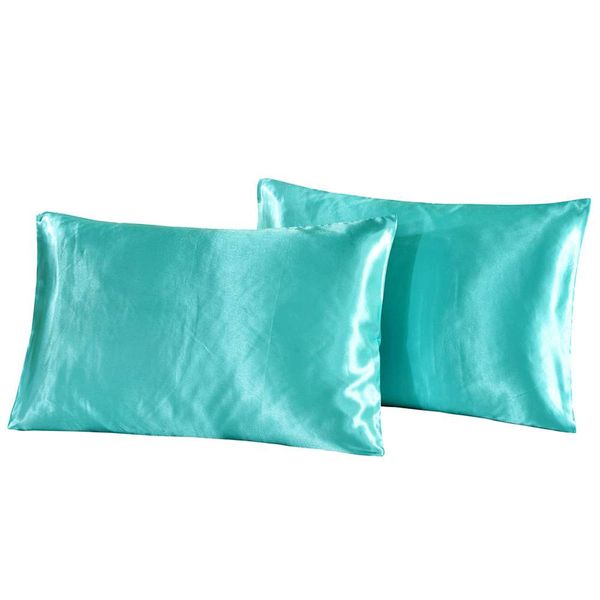

bedsure satin pillowcase for hair and skin 2-pack standard queen king size pillow cases silk pillowcase for hair and skin