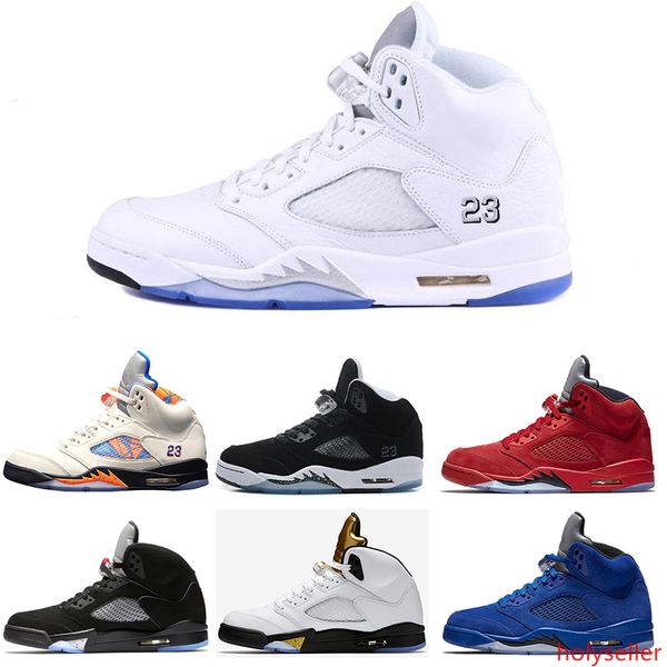 

selling basketball shoes 5 5s international flight black oreo metallic silver olympic mens shoe athletic sport desigsner sneaker zapato