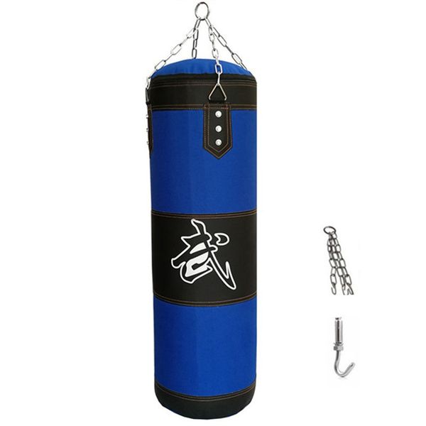 

empty sandbags heavy boxing punching bag training hook chain taekwondo practice