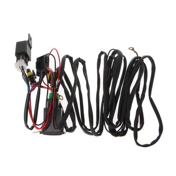 

universal 12v 40a relay wiring harness with on/off switch kit for car led fog light nov-29b