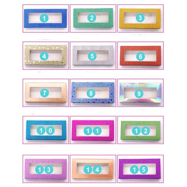 

new 50 set/lot packing box for eyelash package paper box color carton with tray 25mm eyelashes diy custom logo flash packing box hot