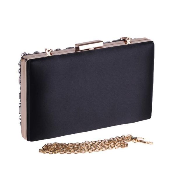 

designer-handbag super flash diamond holding dinner bag new handmade hard box chain bag banquet nightclub colorful diamond hold