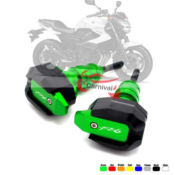 

foryamaha fz6 fazer 2006-2010 motorcycle accessories cnc body frame sliders motorcycle crash fall protection