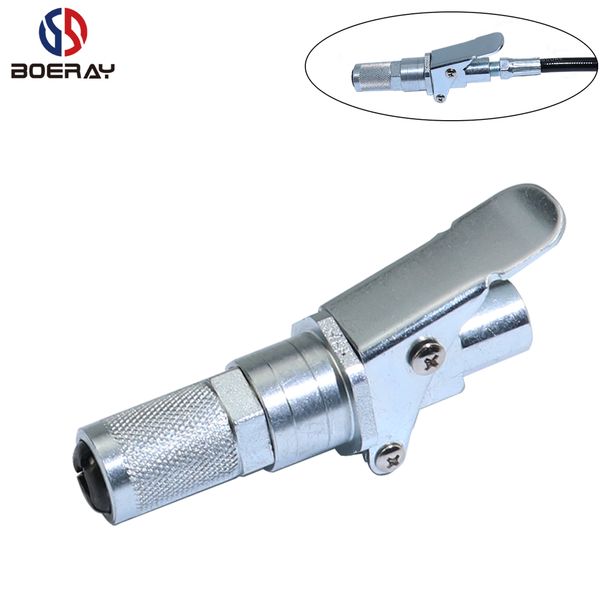 

new metal lock pliers high pressure fittings flat head grease gun head self-locking single handle easy to press