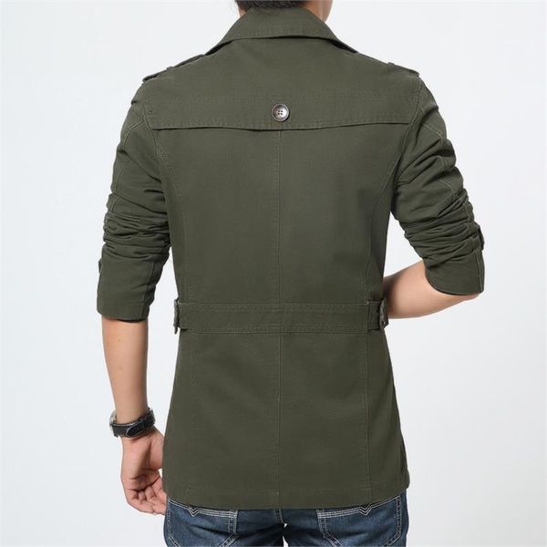 

jackets men trench coat 2018 spring autumn size m-4xl cotton male jacket overcoat clothing man pocket windbreaker clothes coats, Black;brown