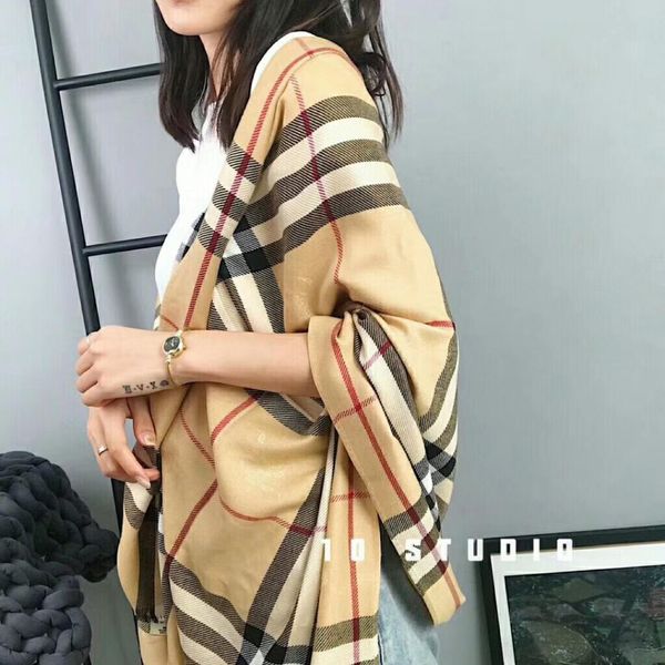 

5 color winter ca hmere carf pa hmina for women brand de igner men warm plaid carf fa hion women imitate ca hmere wool carve 180x70cm