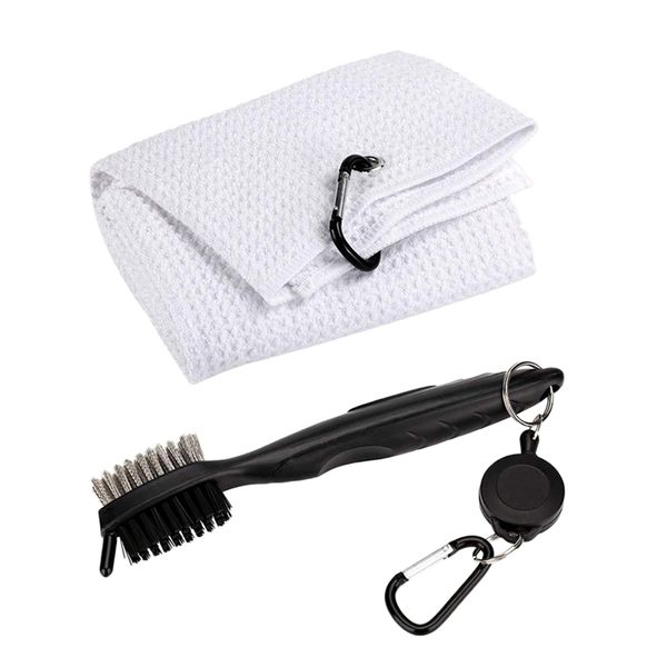 

гольф кисти и микрофибры рельефный golf полотенце 3 в 1 golf club brush lightweight