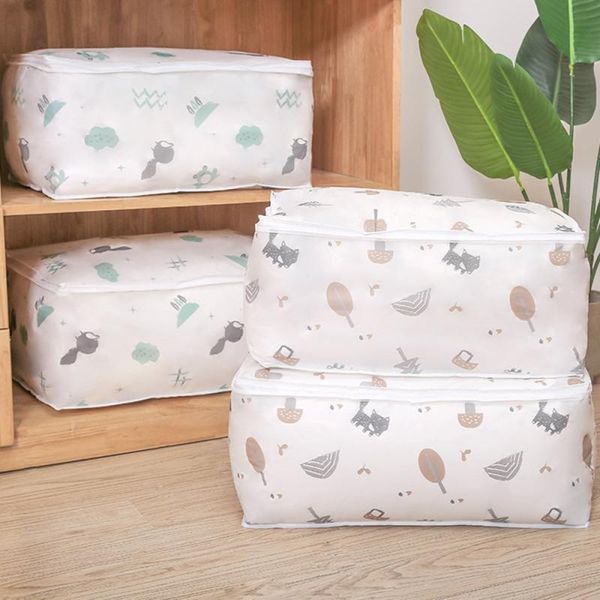 

new foldable storage bag quilt pillow blanket organizer moisture-proof dustproof storage bag clothing sorting finishing