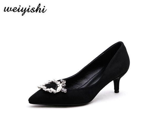 

women new fashion shoes. lady shoes, weiyishi brand 021 y200702, Black
